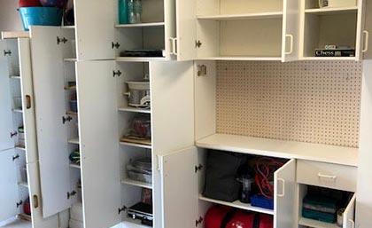 garage cabinets : before & afters